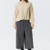 Langarmshirt aus Baumwolle – Hellbeige Langarmshirt aus Baumwolle – Hellbeige