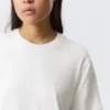 Langarmshirt aus Baumwolle im Lagenlook – Weiß Langarmshirt aus Baumwolle im Lagenlook – Weiß