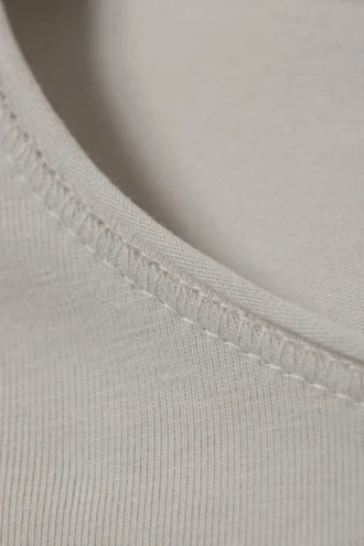 Langarmshirt – Ecru