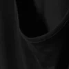 Langarmshirt mit offenem Rücken – Schwarz Langarmshirt mit offenem Rücken – Schwarz