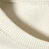 Langarmshirt mit Rippstrick – Dusty White Langarmshirt mit Rippstrick – Dusty White