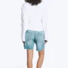 Langarmshirt mit Rüschen – Weiß