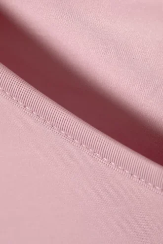 Langarmshirt mit V-Ausschnitt – Hellrosa