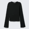Langarmshirt – Schwarz