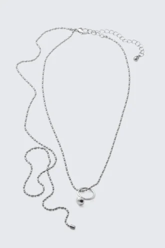 Lange Ringkette – Silber