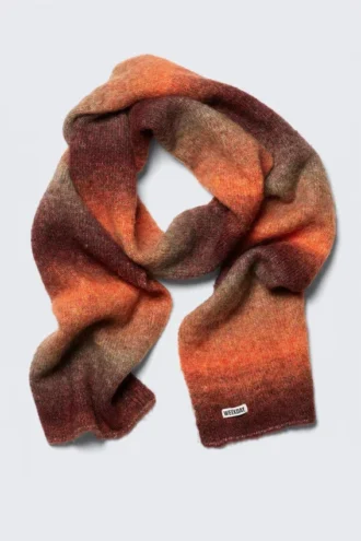 Langer Ombré-Schal – Orange Ombré
