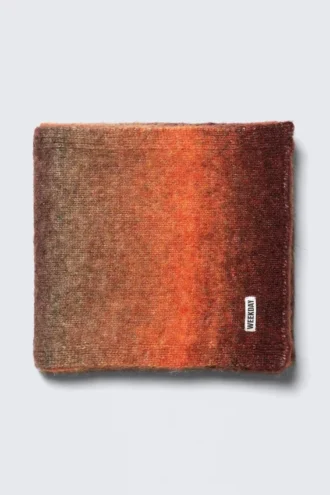 Langer Ombré-Schal – Orange Ombré