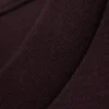 Langärmliges Minikleid aus Baumwolle – Dunkles Pflaumenblau Langärmliges Minikleid aus Baumwolle – Dunkles Pflaumenblau