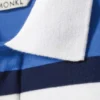 Langärmliges Rugby-Mini-Kleid – Blau gestreift