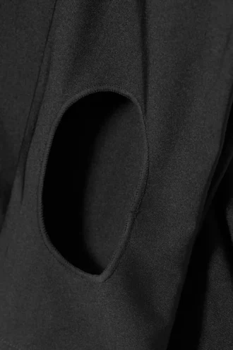 Leggings mit niedriger Leibhöhe und Steg – Dunkelgrau