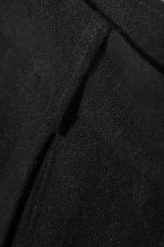 Lilah-Hose aus Leinenmischung – Schwarz