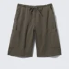 Locker sitzende Ripstop-Cargoshorts – Dark Mole Locker sitzende Ripstop-Cargoshorts – Dark Mole