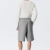 Locker sitzende Scuba-Shorts – Grau meliert Locker sitzende Scuba-Shorts – Grau meliert