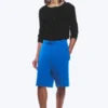Locker sitzende Scuba-Shorts – Hellblau Locker sitzende Scuba-Shorts – Hellblau