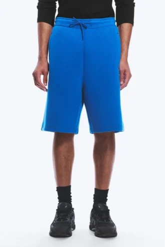 Locker sitzende Scuba-Shorts – Hellblau