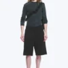 Locker sitzende Scuba-Shorts – Schwarz Locker sitzende Scuba-Shorts – Schwarz