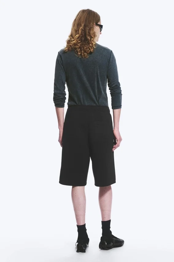 Locker sitzende Scuba-Shorts – Schwarz Locker sitzende Scuba-Shorts – Schwarz