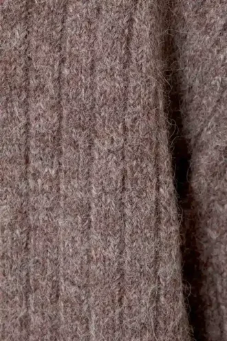 Locker sitzende Strickjacke – Dunkelgrau