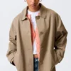 Locker sitzender Einreiher-Car-Coat – Dusty Mole Locker sitzender Einreiher-Car-Coat – Dusty Mole