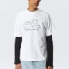 Locker sitzendes T-Shirt mit Print – Weiß – Reclaim Your Wisdom Locker sitzendes T-Shirt mit Print – Weiß – Reclaim Your Wisdom