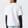 Locker sitzendes T-Shirt mit Print – Weiß – Reclaim Your Wisdom Locker sitzendes T-Shirt mit Print – Weiß – Reclaim Your Wisdom