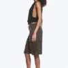 Lockere Cargo-Shorts mit niedriger Leibhöhe – gewaschen, dunkelgrau Lockere Cargo-Shorts mit niedriger Leibhöhe – gewaschen, dunkelgrau