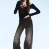 Lockere Regular-Fit-Jeans mit geradem Bein – Senfgelb Schwarz – Schwarz | Cheap Monday GB Lockere Regular-Fit-Jeans mit geradem Bein – Senfgelb Schwarz – Schwarz | Cheap Monday GB