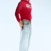 Lockere Straight-Jeans mit normaler Taillenhöhe – Hellblau | Cheap Monday GB Lockere Straight-Jeans mit normaler Taillenhöhe – Hellblau | Cheap Monday GB