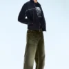 Lockere Straight-Jeans mit normaler Taillenhöhe – Tiefgrün – Khakigrün | Cheap Monday GB Lockere Straight-Jeans mit normaler Taillenhöhe – Tiefgrün – Khakigrün | Cheap Monday GB