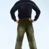 Lockere Straight-Jeans mit normaler Taillenhöhe – Tiefgrün – Khakigrün | Cheap Monday GB Lockere Straight-Jeans mit normaler Taillenhöhe – Tiefgrün – Khakigrün | Cheap Monday GB