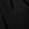 Lockere, tief sitzende Dreiviertel-Anzugshorts – Schwarz Lockere, tief sitzende Dreiviertel-Anzugshorts – Schwarz