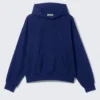 Lockerer Kapuzenpullover – Dunkelblau Lockerer Kapuzenpullover – Dunkelblau