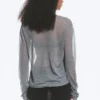 Lockerer, transparenter Strickpullover – Grau meliert Lockerer, transparenter Strickpullover – Grau meliert
