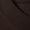 Lockeres, kastenförmiges Langarmshirt – Dunkelbraun