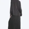 Lockeres Langarmshirt – Dunkelgrau Lockeres Langarmshirt – Dunkelgrau