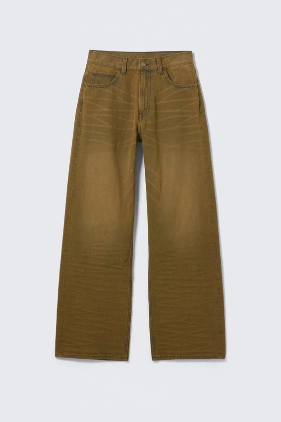 Looser Regular Waist Loose Straight Jeans – Deep Brown | Cheap Monday Gb Looser Regular Waist Loose Straight Jeans – Deep Brown | Cheap Monday Gb