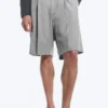 Lose Anzughose für Shorts von Uno – Hellstaubgrau Lose Anzughose für Shorts von Uno – Hellstaubgrau
