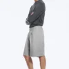 Lose Anzughose für Shorts von Uno – Hellstaubgrau Lose Anzughose für Shorts von Uno – Hellstaubgrau