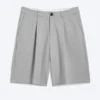 Lose Anzughose für Shorts von Uno – Hellstaubgrau Lose Anzughose für Shorts von Uno – Hellstaubgrau