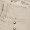 Lose Ballonhose mit niedriger Leibhöhe und Nieten – Beige Lose Ballonhose mit niedriger Leibhöhe und Nieten – Beige
