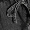 Lose, kurz geschnittene Hose mit niedriger Leibhöhe – Dunkelgrau Lose, kurz geschnittene Hose mit niedriger Leibhöhe – Dunkelgrau