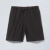 Lose Parachute-Shorts – Schwarz Lose Parachute-Shorts – Schwarz