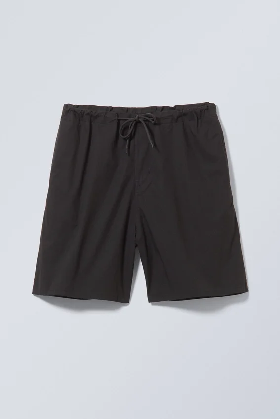 Lose Parachute-Shorts – Schwarz Lose Parachute-Shorts – Schwarz
