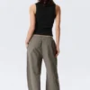 Lose Pull-On-Hose mit niedriger Leibhöhe – Grau Lose Pull-On-Hose mit niedriger Leibhöhe – Grau