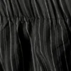 Lose sitzende Baumwoll-Hose – schwarz gestreift Lose sitzende Baumwoll-Hose – schwarz gestreift