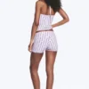 Low-Jersey-Hotpants – Lila Streifen Low-Jersey-Hotpants – Lila Streifen