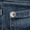 Low-Rise-Jeans mit normaler Passform und Bootcut – Medusa Blue – Dunkelblau