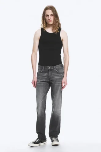 Low-Rise-Jeans mit schmalem, geradem Bein – Radio Black – Schwarz Low-Rise-Jeans mit schmalem, geradem Bein – Radio Black – Schwarz