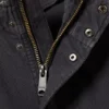 Lässige Baumwoll-Canvas-Jacke – gewaschen, schwarz Lässige Baumwoll-Canvas-Jacke – gewaschen, schwarz