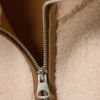 Lässige Fleecejacke – Hellbeige Lässige Fleecejacke – Hellbeige